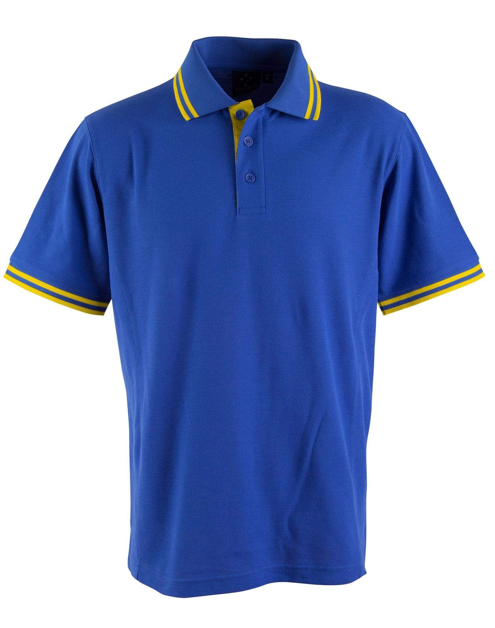 Winning Spirit Grace Polo Shirt Kids PS65K Casual Wear Winning Spirit Royal/Gold 6K